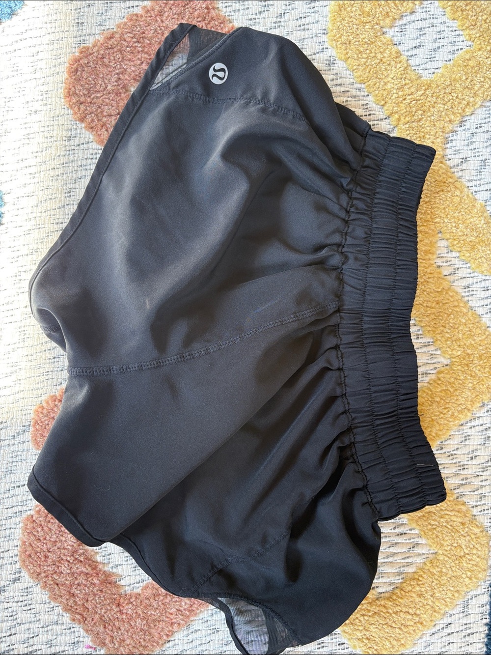 Lululemon sz 4 xs  Black Lightweight Running Shorts
